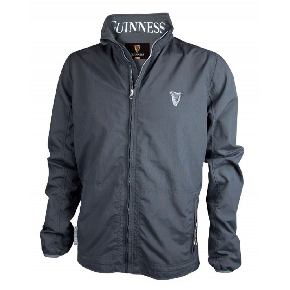 Guinness Grey Wind Breaker Jacket